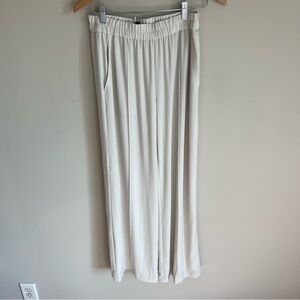 Eileen Fisher NWT Women’s Wide Leg Silk Georgette Crepe Pintuck Pant Size XS